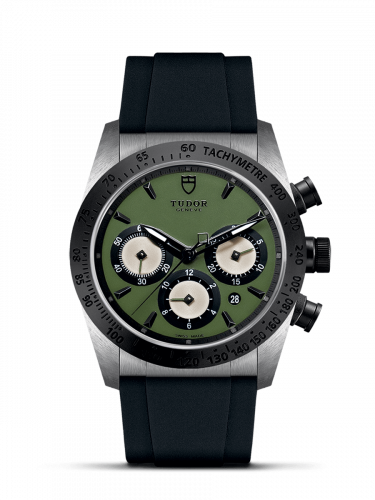 Tudor Fastrider Chrono Green / Rubber 42010N-0008
