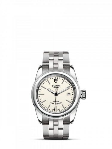 Tudor Glamour Date 26 Stainless Steel / Opaline / Bracelet M51000-0027