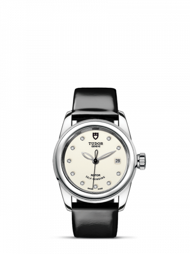 Tudor Glamour Date 26 Stainless Steel / Opaline-Diamond / Strap M51000-0030