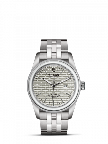 Tudor Glamour Date 31 Stainless Steel / Jacquard Silver / Bracelet M53000-0007