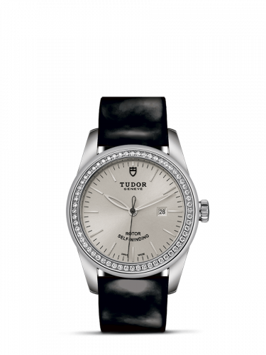 Tudor Glamour Date 31 Stainless Steel / Diamond / Silver / Strap M53020-0052