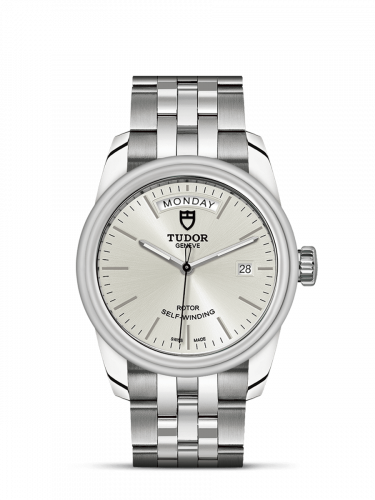Tudor Glamour Day + Date Stainless Steel / Silver / Bracelet M56000-0005