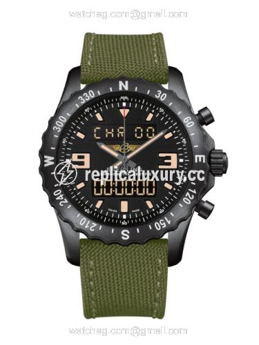 Breitling Chronospace Military Blacksteel / Volcano Black / Military M7836622.BD39.105W