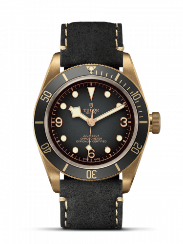 Tudor Heritage Black Bay Bronze / Slate / Leather 79250BA-0001