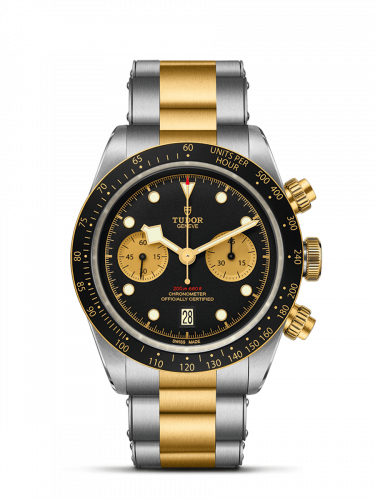Tudor Heritage Black Bay Chronograph S&G / Black / Bracelet 79363N-0001