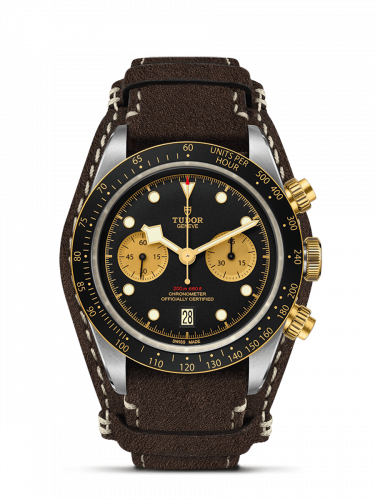 Tudor Heritage Black Bay Chronograph S&G / Black / Bund 79363N-0002