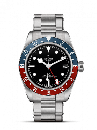 Tudor Heritage Black Bay GMT Stainless Steel / Black / Pepsi / Bracelet 79830RB-0001