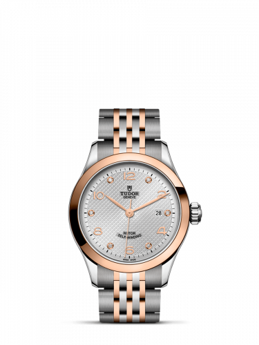 Tudor 1926 28 Stainless Steel / Rose Gold / Silver - Diamond 91351-0002