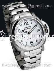 Panerai Luminor Marina Automatic 40mm Bracelet White PAM00051