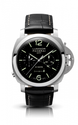 Panerai Luminor 1950 Chrono Monopulsante 8 Days GMT Acciaio PAM00275