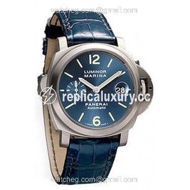Panerai Luminor Marina Automatic 40mm Titanium Blue PAM00282
