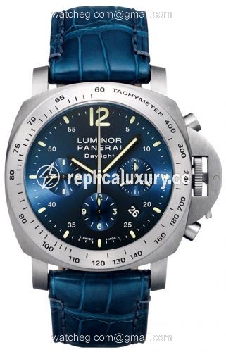 Panerai Luminor Chrono Daylight Titanium / Strap PAM00326