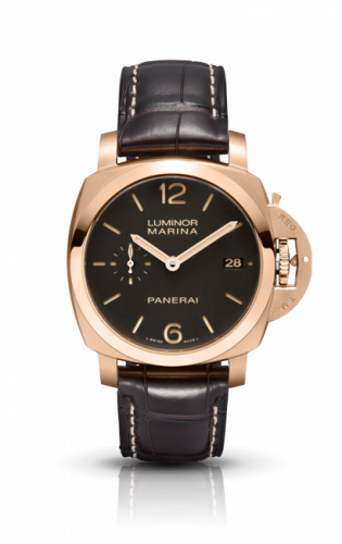 Panerai Luminor 1950 Marina 42 3 Days Automatic Red Gold / Brown PAM00393