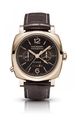 Panerai Radiomir 1940 Chrono Monopulsante Left-Handed 8 Days Oro Rosso PAM00502