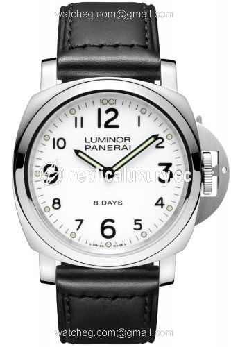 Panerai Luminor Base 44 8 Days Stainless Steel / White PAM00561