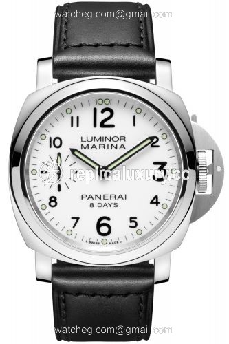 Panerai Luminor Marina 44 8 Days Stainless Steel / White PAM00563