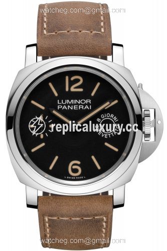 Panerai Luminor Marina 44 8 Days Stainless Steel / Black - Brevettato PAM00590