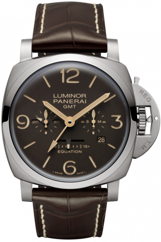 Panerai Luminor 1950 47 Equation Of Time 8 Days Titanium / Brown PAM00656