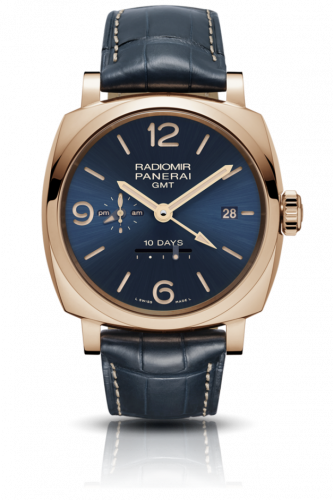 Panerai Radiomir 1940 10 Days GMT Oro Rosso Boutique Blue PAM00659