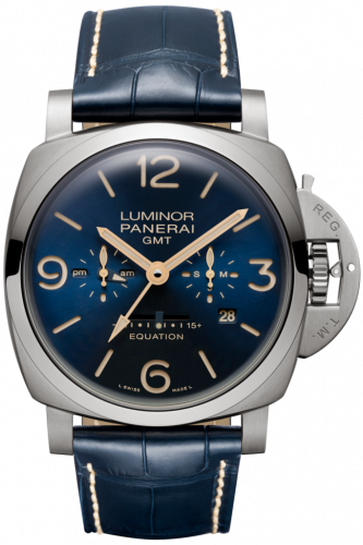 Panerai Luminor 1950 47 Equation Of Time 8 Days Titanium / Blue PAM00670