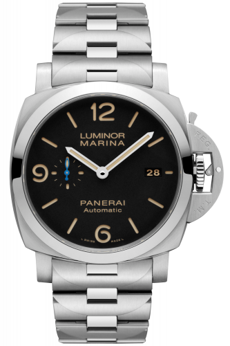 Panerai Luminor 1950 Marina 44 3 Days Automatic Stainless Steel / Black / Bracelet PAM00723