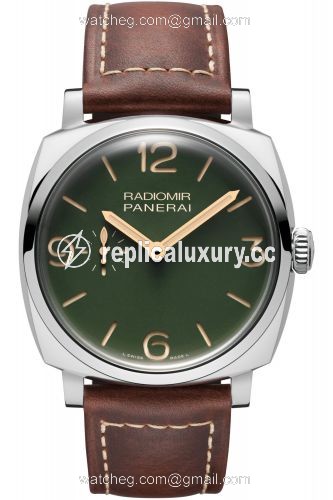 Panerai Radiomir 1940 45 3 Days Automatic Stainless Steel / Military Green PAM00995