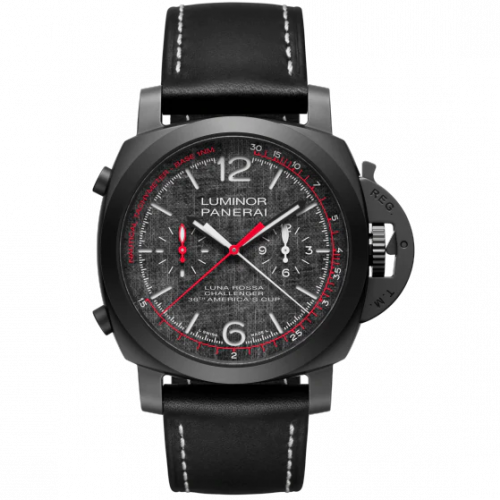 Panerai Luminor 1950 44 Chrono Flyback Automatic Titanium DLC / Luna Rossa PAM01037