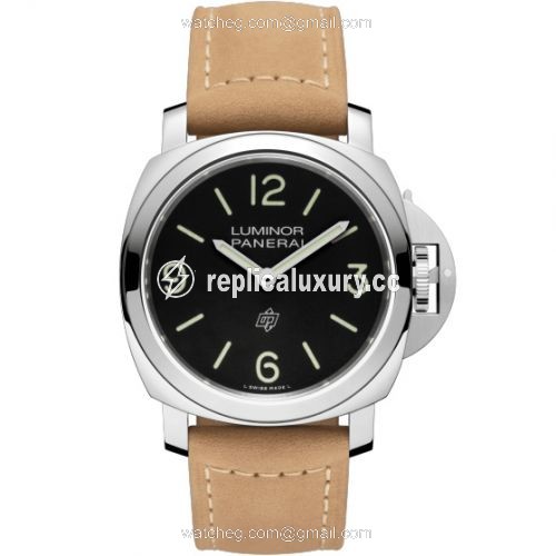 Panerai Luminor Base 44 Logo 3 Days Stainless Steel / Black PAM01086