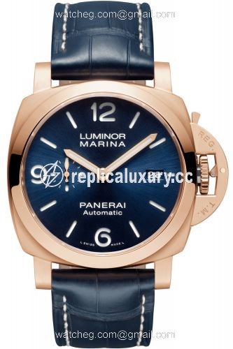 Panerai Luminor 1950 44 3 Days Goldtech / Sole Blu PAM01112