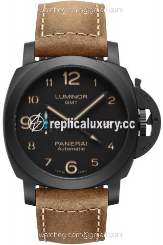 Panerai Luminor 1950 44 3 Days GMT Automatic Ceramic / Black / Dirty Dial PAM01441