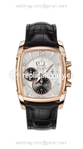 Parmigiani Fleurier Kalpagraphe Rose Gold / Silver / Alligator PFC128-1000100-HA1441