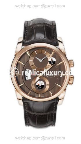 Parmigiani Fleurier Tonda Hemispheres Rose Gold / Brown PFC231-1001200-HA1241
