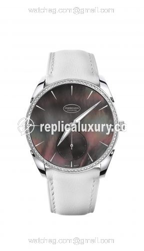 Parmigiani Fleurier Tonda 1950 Sertie White Gold / Black MOP / Calf PFC267-1263800-HC2641