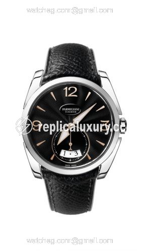Parmigiani Fleurier Tonda Metropolitaine Stainless Steel / Black PFC273-0001400-HE1421
