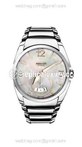 Parmigiani Fleurier Tonda Metropolitaine Stainless Steel / MOP / Bracelet PFC273-0003300-B00002