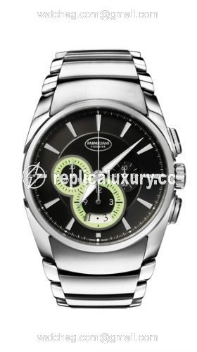 Parmigiani Fleurier Tonda Metrographe Stainless Steel / Black / Bracelet PFC274-0001401-B33002