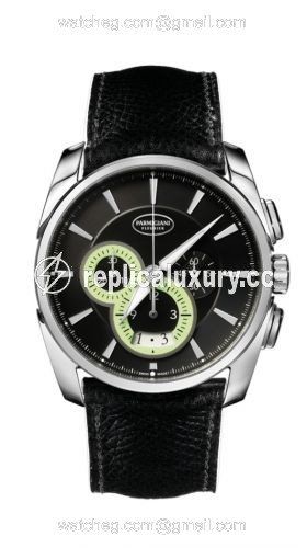 Parmigiani Fleurier Tonda Metrographe Stainless Steel / Black / Strap PFC274-0001401-HE1442