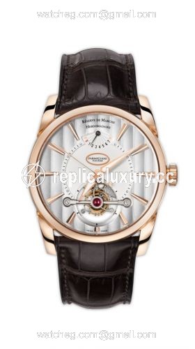 Parmigiani Fleurier Tonda Tourbillon Rose Gold / Silver PFH251-1000100-HA1241