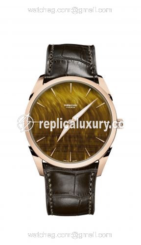 Parmigiani Fleurier Tonda 1950 Rose Gold / Tiger's Eye / Alligator PFS288-1001300-HA1241