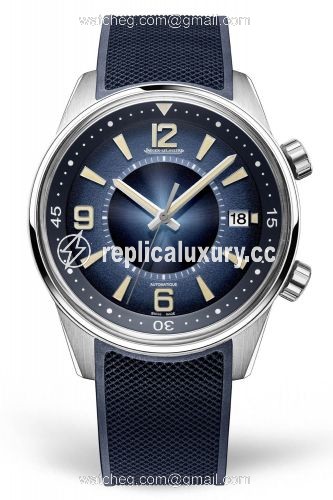 Jaeger-LeCoultre Polaris Automatic Date Stainless Steel / Blue Double Gradient / Bracelet Q9068681