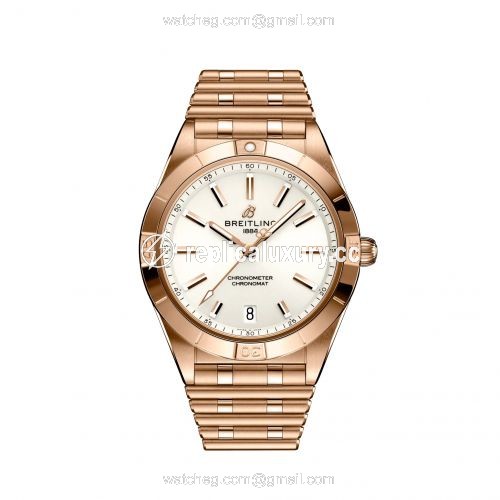 Breitling Chronomat Automatic 36 Red Gold / White / Rouleaux R10380101A1R1