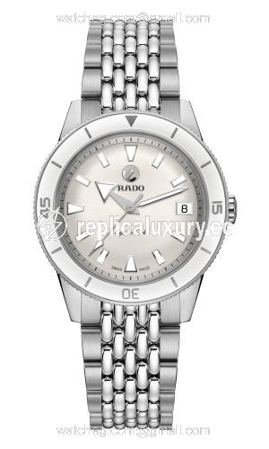 Rado HyperChrome Captain Cook 37 White / Bracelet R32500013