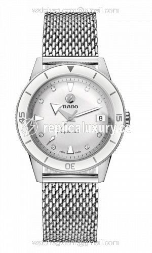 Rado HyperChrome Captain Cook 37 White / Mesh R32500703