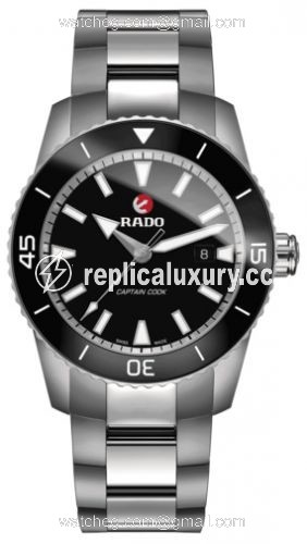 Rado HyperChrome Captain Cook 45 Titanium / Black / Bracelet R32501153