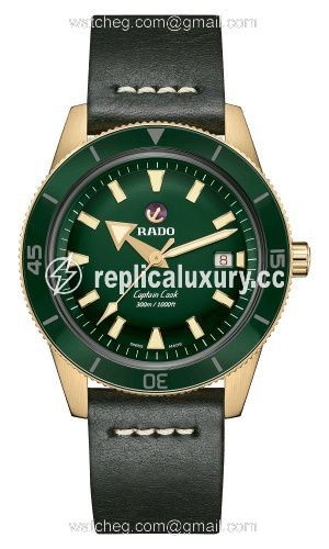 Rado HyperChrome Captain Cook 42 Bronze / Green R32504315