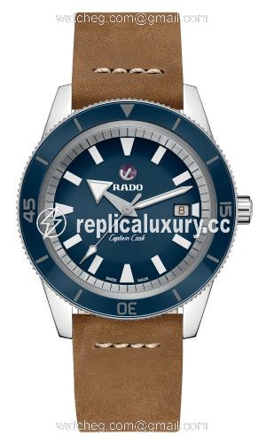Rado HyperChrome Captain Cook 42 Stainless Steel / Blue / Calf R32505205