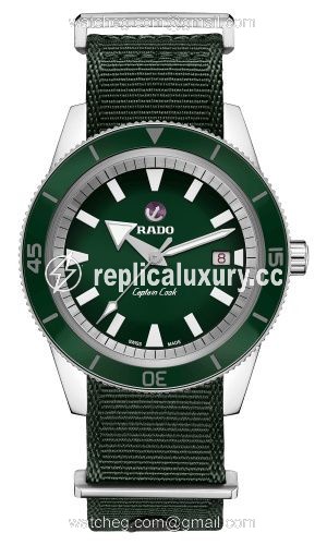 Rado HyperChrome Captain Cook 42 Stainless Steel / Green R32505318