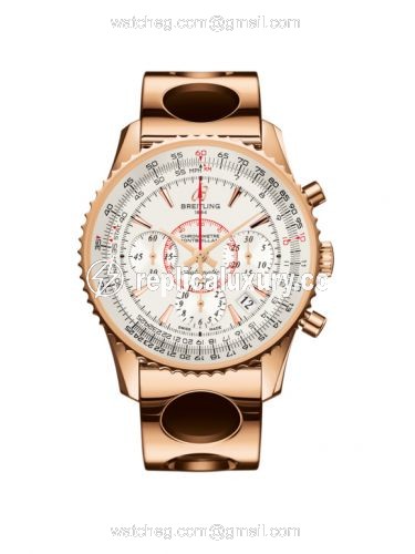 Breitling Montbrillant 01 Red Gold / Mercury Silver / Air Racer RB013012.G710.223R