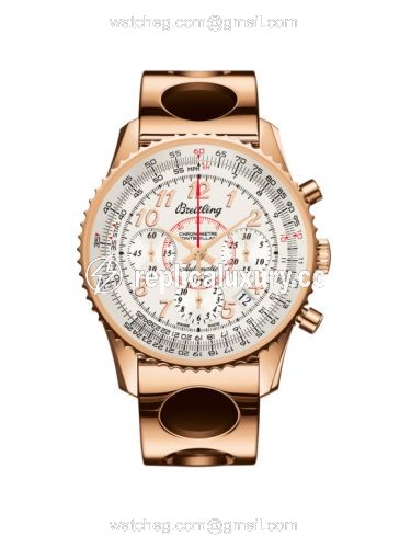Breitling Montbrillant 01 Red Gold / Mercury Silver / Air Racer RB013012.G736.223R