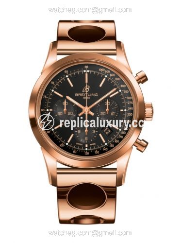 Breitling Transocean Chronograph Red Gold / Black / Air Racer RB015212.BB16.220R